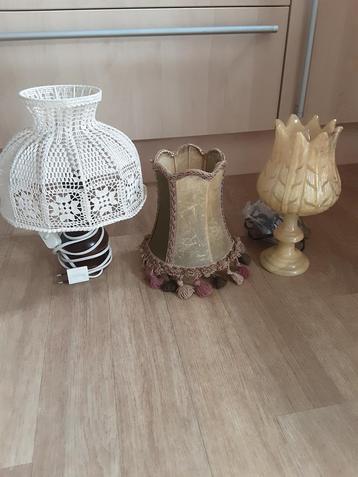 Antieke tafellampen !  beschikbaar voor biedingen