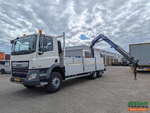 DAF CF 330 FAT 6x4 Dagcab Euro6A - Open laadbak 6.4m + PM 15, Auto's, Vrachtwagens, ABS, Airconditioning, Cruise Control, Electronic Stability Program (ESP)