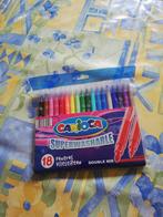 Pochette 18 feutres Carioca double pointe. Neufs., Hobby & Loisirs créatifs, Enlèvement ou Envoi, Comme neuf