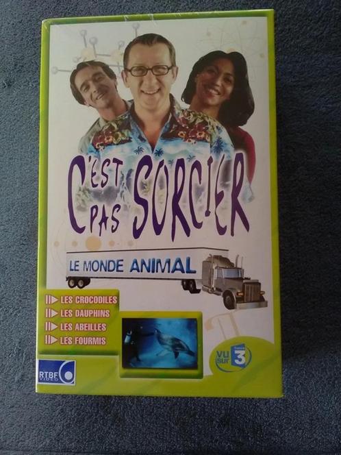 2 C'est pas sorcier VHS-boxen - De dierenwereld NIEUW!, Cd's en Dvd's, VHS | Documentaire, Tv en Muziek, Nieuw in verpakking, Documentaire