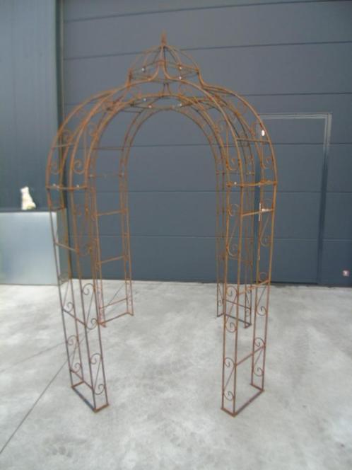 Rond smeedijzeren tuinpaviljoen met volledige balkdiameter:, Tuin en Terras, Tuinmeubel-accessoires, Nieuw, Ophalen