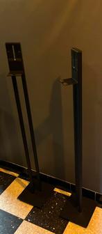 2 colonnes métallique pour enceintes, TV, Hi-fi & Vidéo, Enceintes, Enlèvement, Utilisé, Haut-parleurs Frontaux, Arrière ou Stéréo