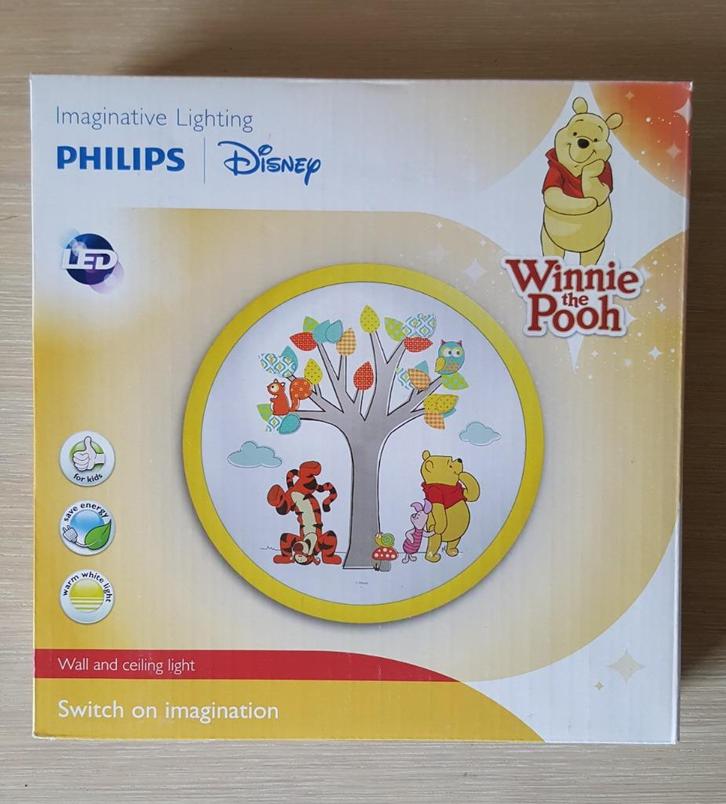 Plafondlamp / wandlamp Winnie the Pooh - LED Philips - NIEUW, Kinderen en Baby's, Kinderkamer | Inrichting en Decoratie, Nieuw