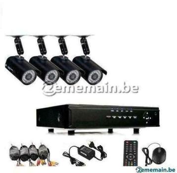 Kit 4 bewakingscamera's met dvr nieuw 