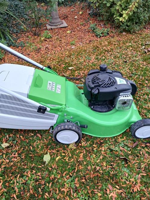 grasmachine  viking, Tuin en Terras, Grasmaaiers, Zo goed als nieuw, Benzine-grasmaaier, 40 t/m 49 cm, Cirkelmaaier, Opvangbak