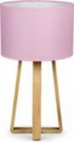 Lanterfant FEMKE - lampe de table - rose (26xh49,5cm), Maison & Meubles, Lampes | Lampes de table, Tissus, Moins de 50 cm, Enlèvement ou Envoi