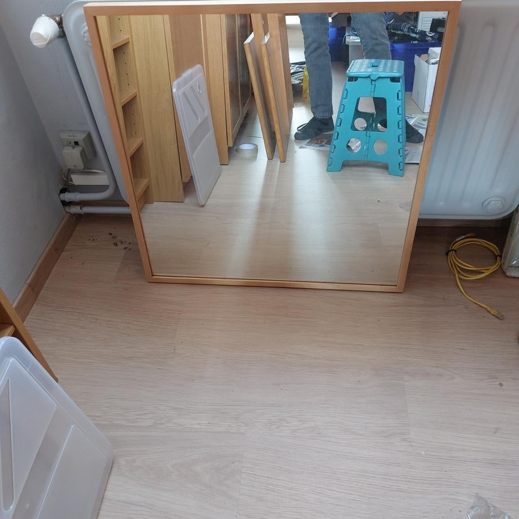 Caisses de brocante,, miroir, Enlèvement