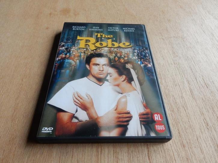 nr.1423 - Dvd: the robe - drama - 1953, Cd's en Dvd's, Dvd's | Drama, Zo goed als nieuw, Drama, Vanaf 12 jaar, Ophalen of Verzenden