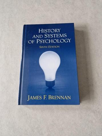History ans systems of psychology - James F. Brennan beschikbaar voor biedingen