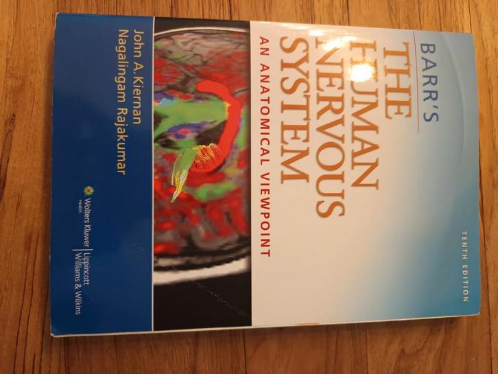 Barr's The Human Nervous System: An Anatomical Viewpoint, Boeken, Studieboeken en Cursussen, Zo goed als nieuw, Ophalen of Verzenden