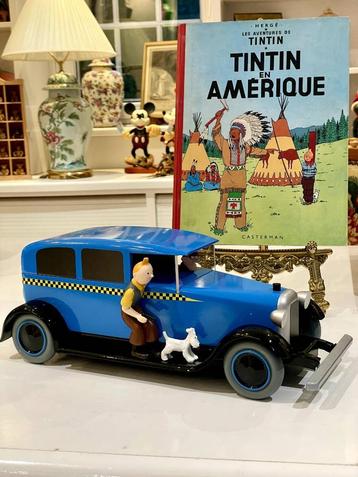 Taxi Tintin Aroutcheff avec personnages Pixi en plomb  beschikbaar voor biedingen