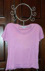 Roze dames t-shirt maat M, Ophalen, Gedragen, Roze, Korte mouw