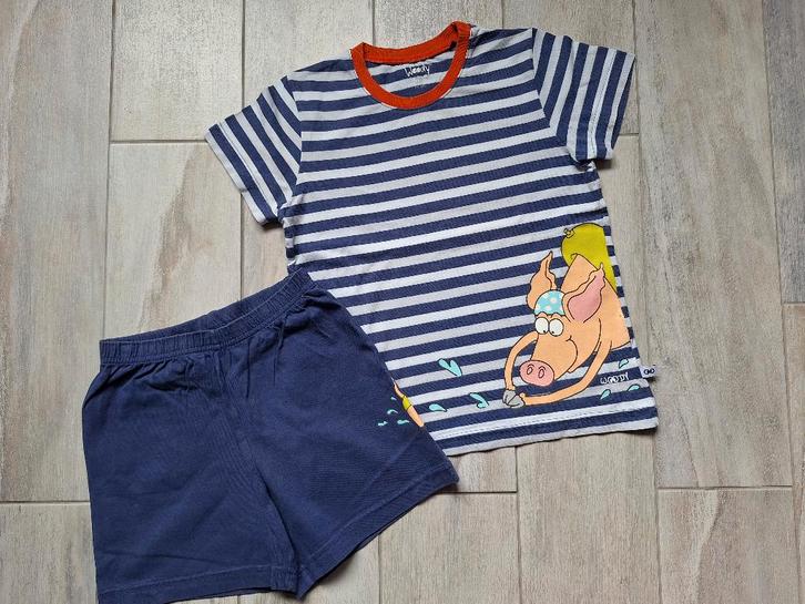 ★ M116 - Woody zomerpyjama thema varken, Enfants & Bébés, Vêtements enfant | Taille 116, Utilisé, Garçon, Vêtements de nuit ou Sous-vêtements