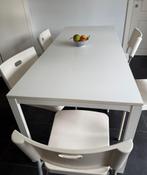 Tafel wit 85 euro voor 6-8 personen, Huis en Inrichting, Tafels | Eettafels, Ophalen of Verzenden