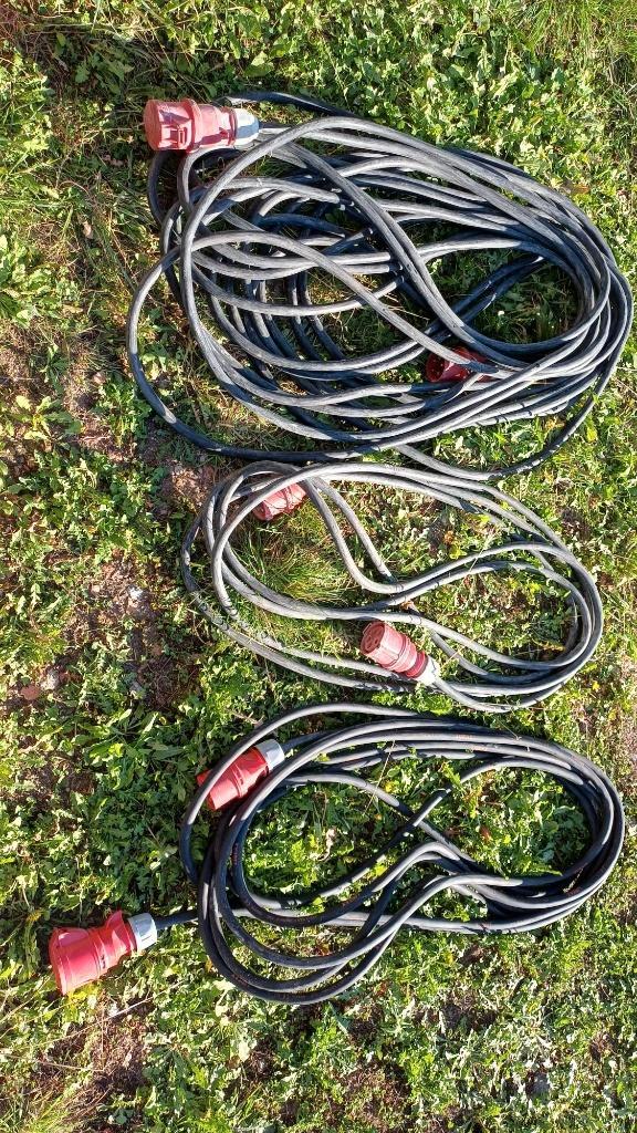 Verlengkabels kabelhaspel 5G6 3G2,5 professioneel neopreen, Doe-het-zelf en Bouw, Elektriciteit en Kabels, Zo goed als nieuw, Kabel of Snoer