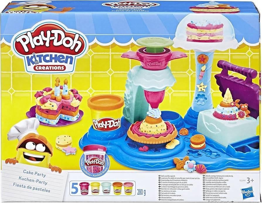 Play-doh sets: cake party, jungle set, creative kitchen, Enlèvement, Utilisé, Bricolage