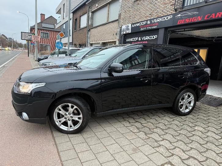 Outlander 2.2D 4x4 Boite Automatique 7Places Cuir Navi, Auto's, Mitsubishi, Bedrijf, Te koop, Outlander, 4x4, ABS, Achteruitrijcamera