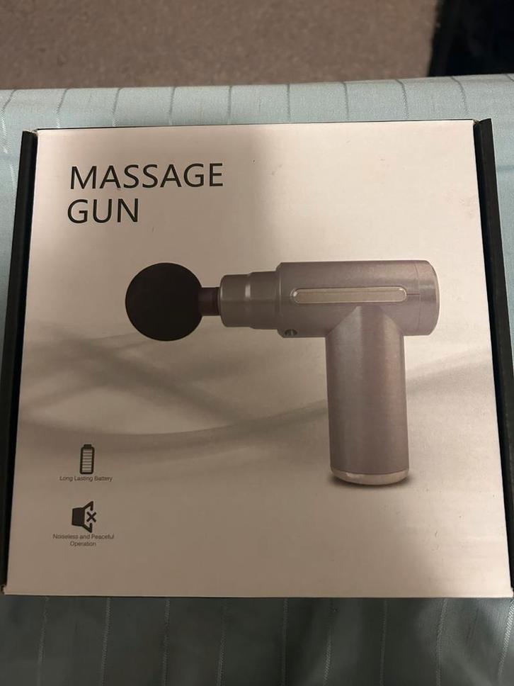 Massage gun+Verschillende KopStukken, Sport en Fitness, Massageproducten, Zo goed als nieuw, Apparaat, Ophalen