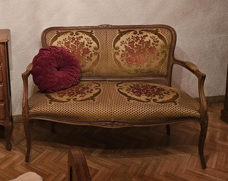 Louis XV-stijl canapé, Antiek en Kunst, Antiek | Meubels | Stoelen en Sofa's, Ophalen