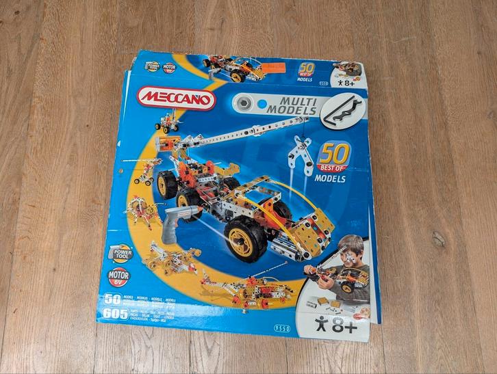 Meccano set 9550. 50 modellen!, Kinderen en Baby's, Speelgoed | Bouwstenen, Gebruikt, Ophalen