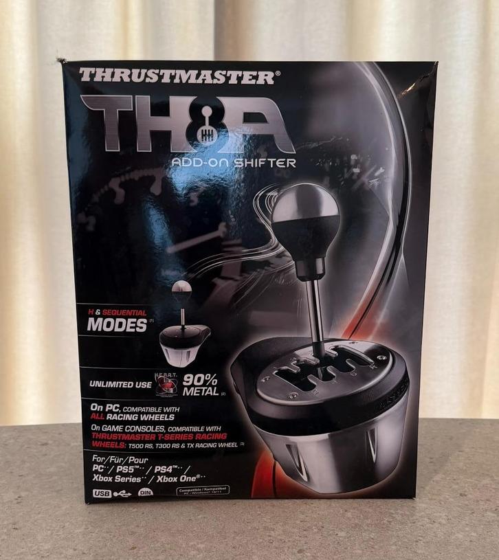 Thrustmaster TH8A Shifter – In uitstekende staat, Games en Spelcomputers, Spelcomputers | Overige Accessoires, Zo goed als nieuw