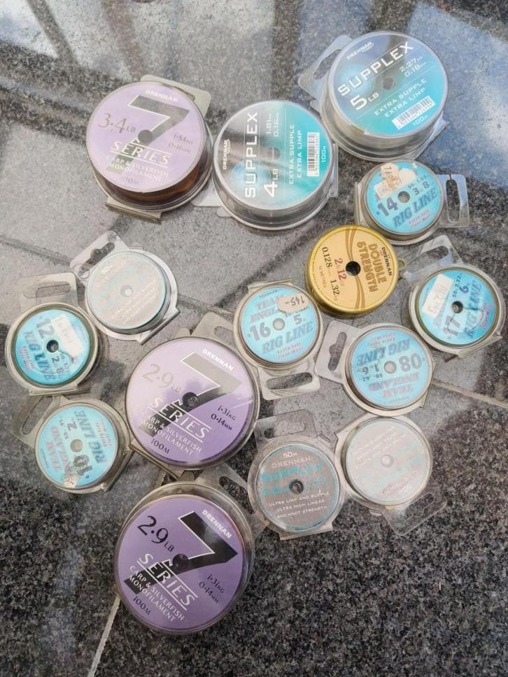 15 spoelen drennan vislijn witvissen, Watersport en Boten, Hengelsport | Witvissen, Nieuw, Vislijn, Ophalen of Verzenden