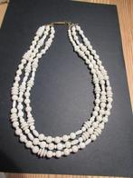halsketting, Handtassen en Accessoires, Kettingen, Ophalen of Verzenden, Gebruikt, Wit, Kunststof