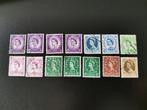 Groot-Brittannie - Koningin Elisabeth II - 14 perfins, Postzegels en Munten, Ophalen of Verzenden, Gestempeld