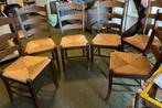 6 eetkamerstoelen, Huis en Inrichting, Stoelen, Ophalen, Zo goed als nieuw, Hout