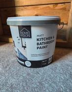 Badkamer verf 5 liter wit, Doe-het-zelf en Bouw, Ophalen, Zo goed als nieuw, Wit