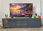 Meuble TV- plateau en verre, Ophalen, Zo goed als nieuw, Glas