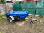 Aanhangwagen enkelas 750kg 198*106cm, Auto's, Overige Auto's, Particulier, Te koop, LED verlichting