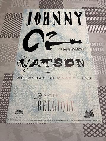 Affiche ancienne Johnny Watson - Ancienne Belgique, Enlèvement ou Envoi, Rectangulaire vertical, Musique, Utilisé