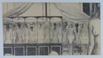 PAUL DELVAUX / TYPISCHE FIGURATIE / KLEURLITHO / 50x77cm KAD, Antiek en Kunst, Kunst | Litho's en Zeefdrukken, Ophalen