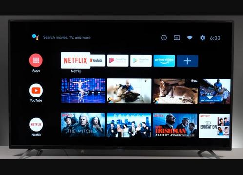 Sharp smart tv 55 inch ( 139 cm ), Audio, Tv en Foto, Televisies, Zo goed als nieuw, LCD, Sharp, Smart TV, Ophalen