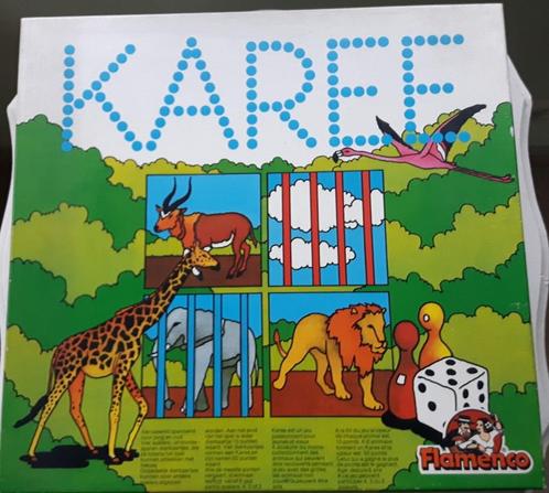 Karee bordspel van Flamenco jaren 80, Hobby & Loisirs créatifs, Jeux de société | Jeux de plateau, Comme neuf, Enlèvement ou Envoi
