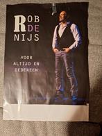 Poster Rob De Nijs, Verzamelen, Gebruikt, Rechthoekig Staand, Ophalen, Muziek