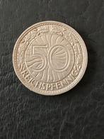 Empire allemand 50 reichspfennig 1929 (D), Enlèvement ou Envoi, Allemagne, Monnaie en vrac