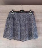 Jupe courte bleue à motifs beige (38) - Pepe Jeans, Ophalen of Verzenden, Zo goed als nieuw