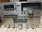 Vintage versterker met 2 grote UV-meter+deck k7, Audio, Tv en Foto, Versterkers en Ontvangers, Ophalen of Verzenden, Gebruikt