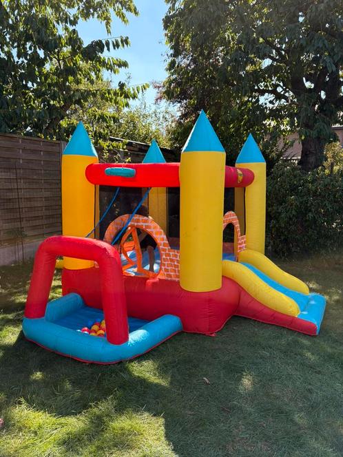springkasteel Happy Hop voor peuters en kleuters, Kinderen en Baby's, Speelgoed | Buiten | Springkussens, Gebruikt, Ophalen