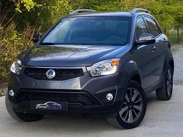 Ssangyong Korando 2.0i 03/2015 037774KM / AIRCO/ AUTOMATIQUE, Autos, SsangYong, Cuir, Achat, 109 kW, Korando
