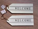 Deurplaatjes "Welcome" **Nieuw** - 2 stuks, Ophalen of Verzenden, Nieuw