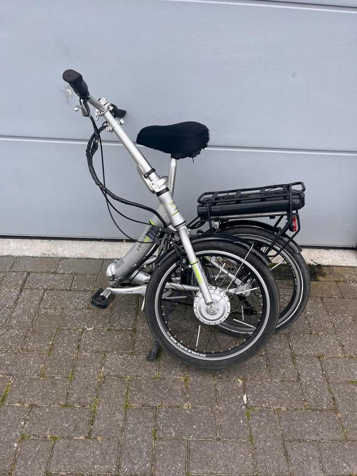 Elektrisxhe plooifiets, Fietsen en Brommers, Fietsen | Vouwfietsen, Zo goed als nieuw, Ophalen