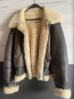 Veste Redskin cuir et mouton, Ophalen, Maat 52/54 (L), Bruin, Gedragen