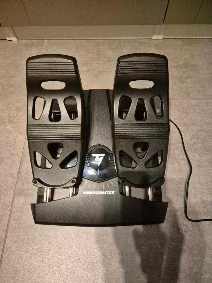 Thrustmaster T-Flight Rudder Pedals, Computers en Software, Joysticks, Gebruikt, Ophalen of Verzenden