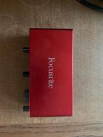 Focusrite scarlett 2i2, Computers en Software, Geluidskaarten, Ophalen of Verzenden, Zo goed als nieuw