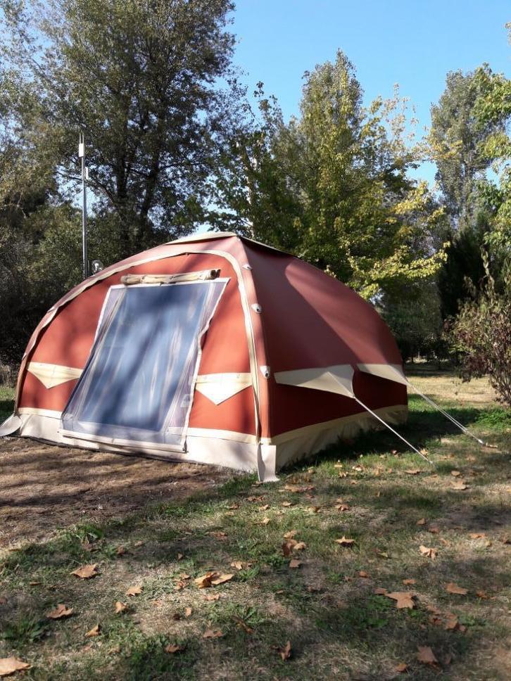 Karsten Tent Comfort 300 kleur rood L3xB3xH2,10 m, Caravans en Kamperen, Tenten, tot en met 4, Gebruikt, Ophalen