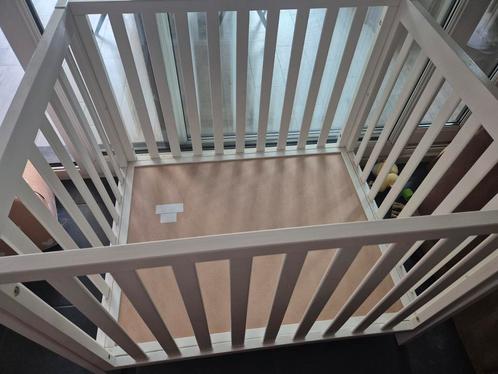 Wit park Troll, Kinderen en Baby's, Babyparken, Zo goed als nieuw, Rechthoekig, In hoogte verstelbaar, Ophalen
