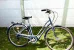 Blauw/grijze damesfiets van elops ( decathlon ), Fietsen en Brommers, Fietsen | Dames | Damesfietsen, Ophalen, Gebruikt, Overige merken